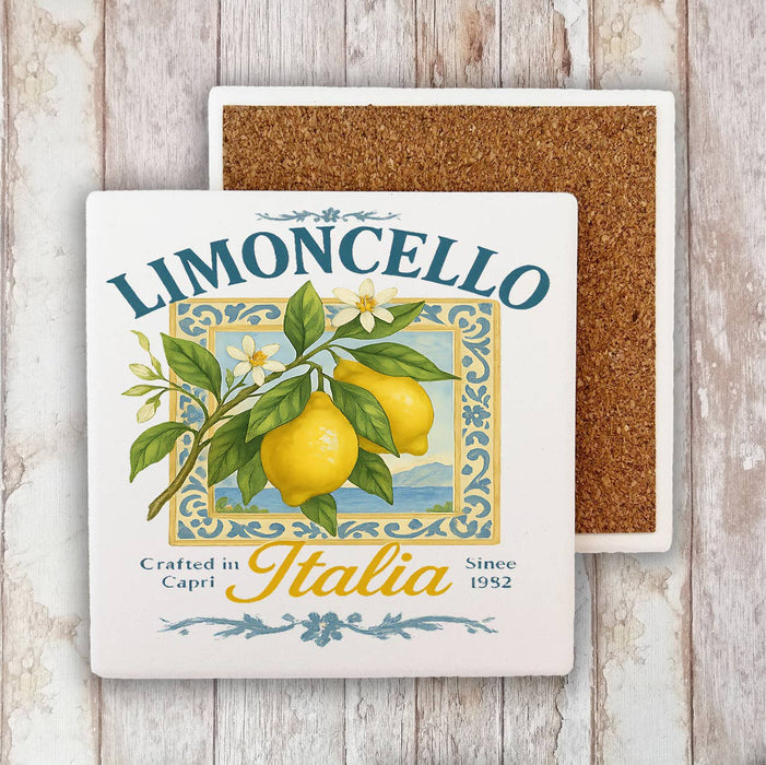 Limoncello italia Lemons Stone Coaster