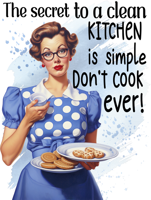 Clean Kitchen Don't Cook Funny