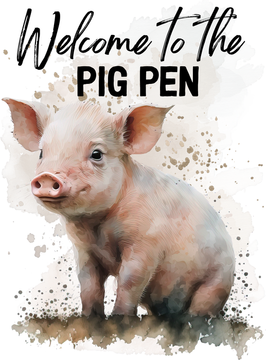 Welcome to the Pig Pen Piglet