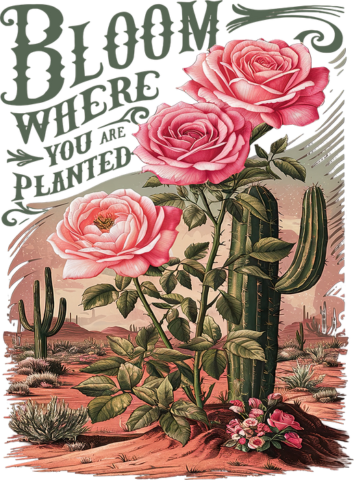 Bloom Where Planted Western Spiritual