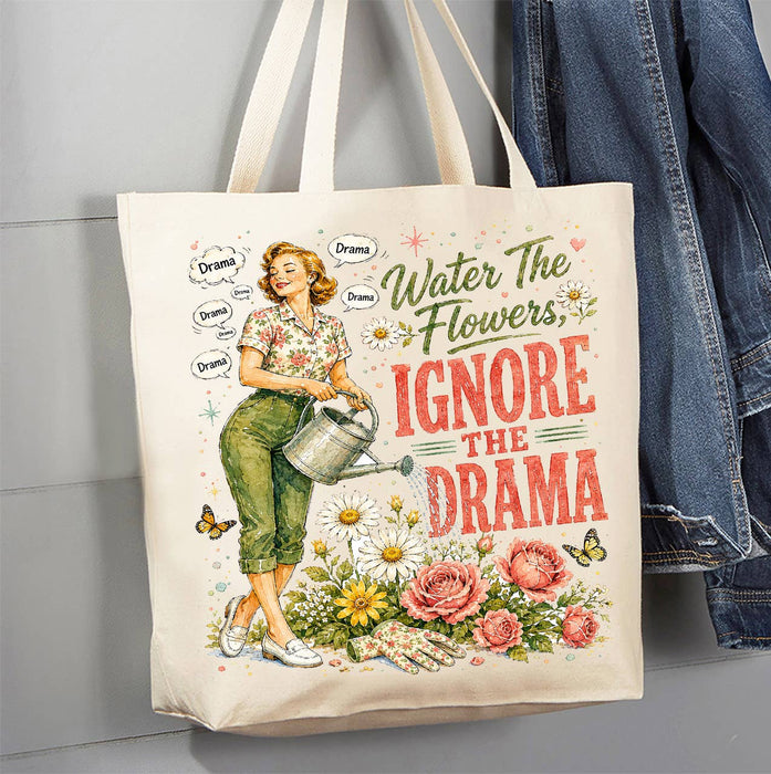 Funny ignore the Drama Canvas Tote Bag