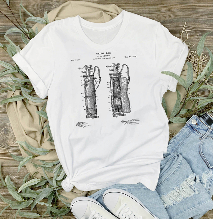 Vintage Golf Caddy Bag T-Shirt