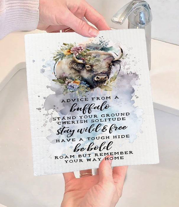 Advice from a Buffalo Swedish Dishcloth