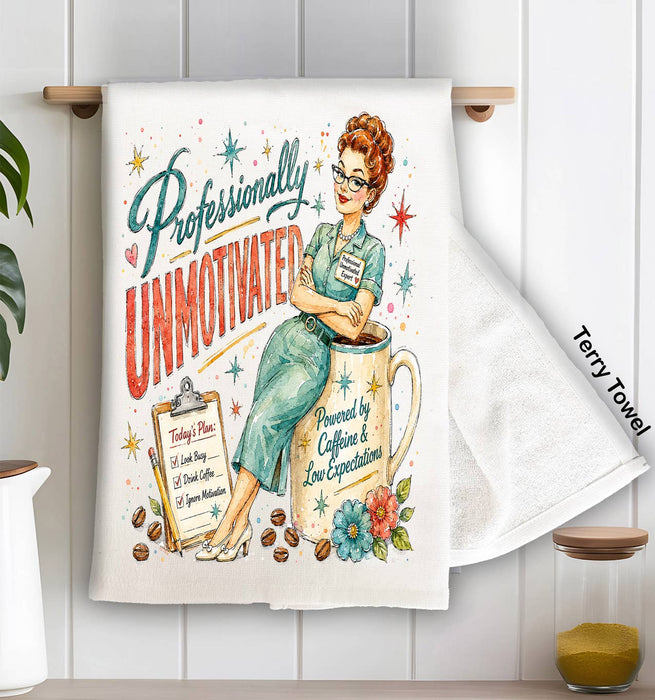 Housewives Professionally Unmotivated Kitchen Terry Towel