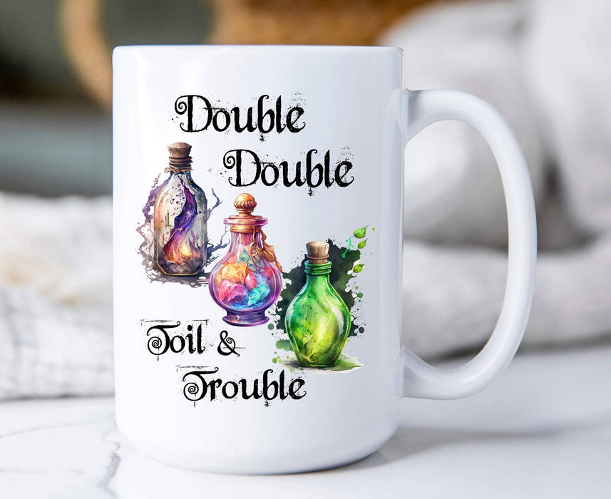 Halloween Double Toil & Trouble Coffee Mug
