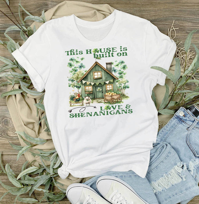 St. Patrick's Day Farm House Shenanigans T-Shirt