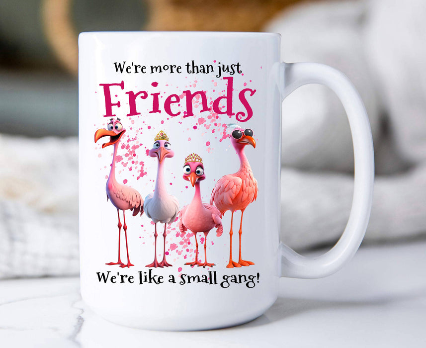 Flamingos Friends Small Gang Funny Coffee Mug