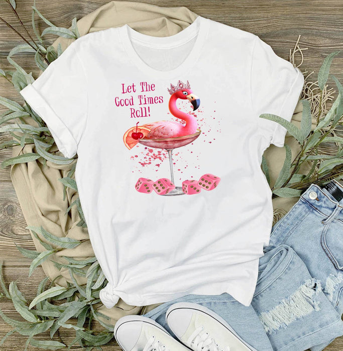 Flamingo Let The Good Times Roll T-Shirt