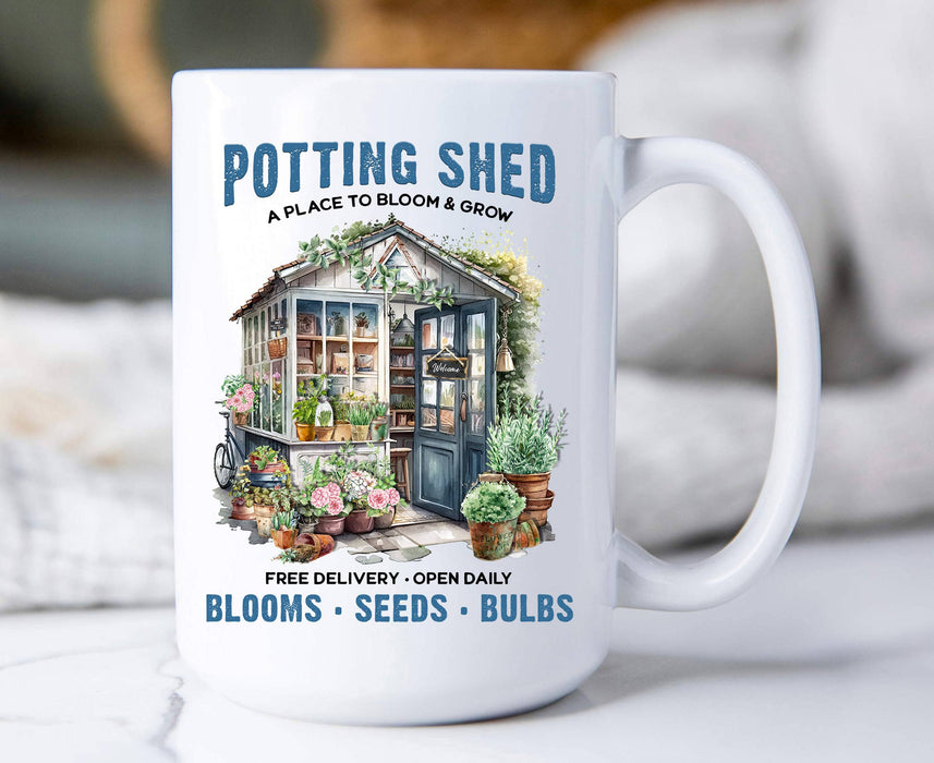 Bloom & Grow Potting Shed Coffee Mug