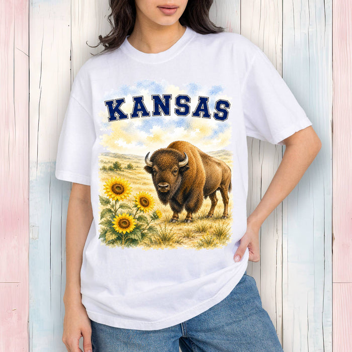 Kansas State Bird and Animal T-Shirt