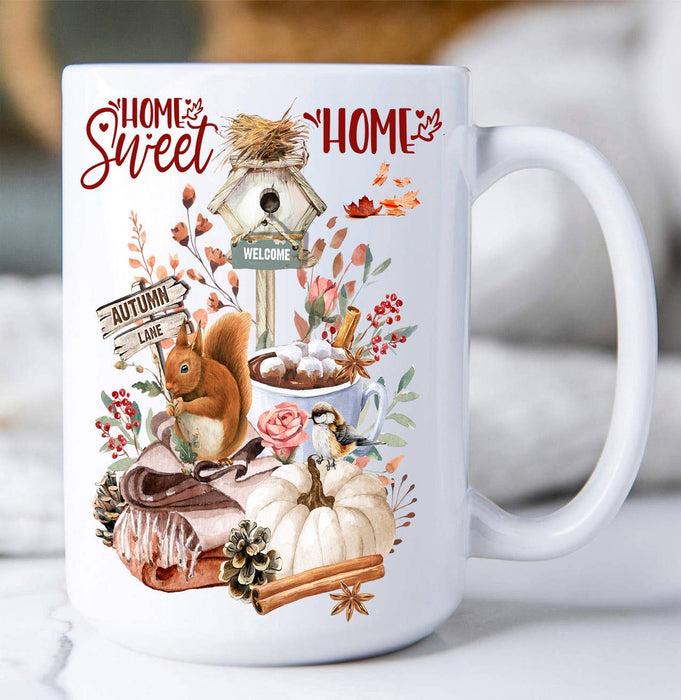 Autumn Fall Home Sweet Home Coffee Mug