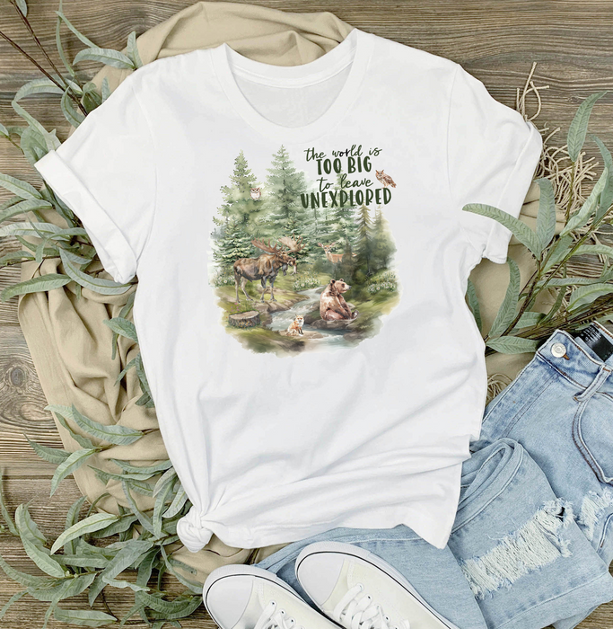 Life beautiful Adventure Woodland Animals T-Shirt