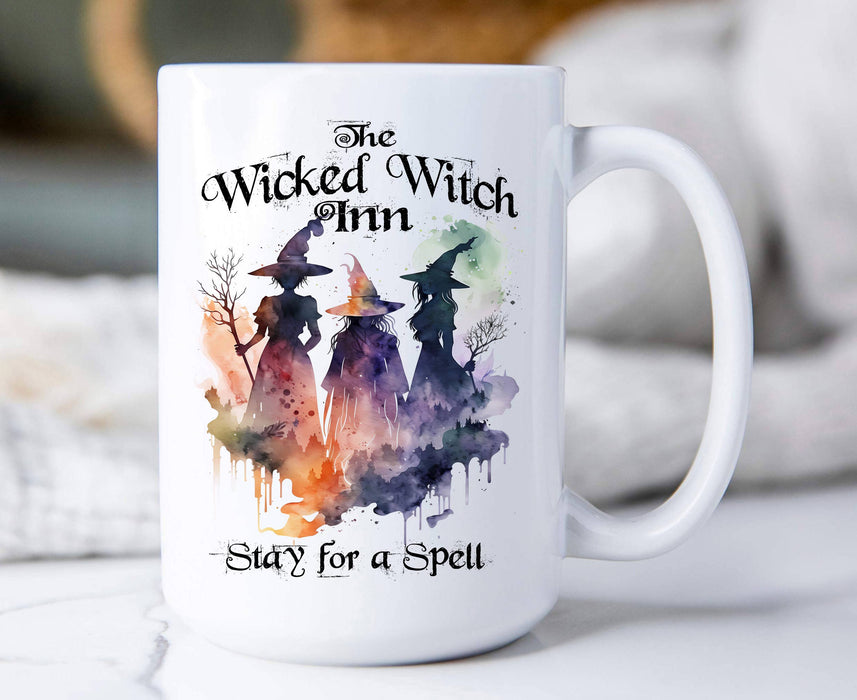 Halloween Stay for a Spell Witches Coffee Mug
