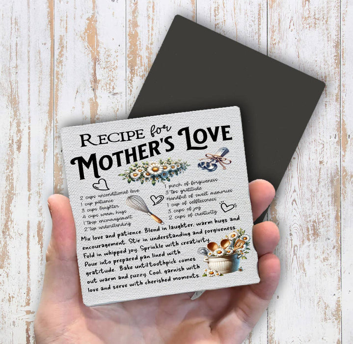 Mother's Love Recipe Magnet Fridge