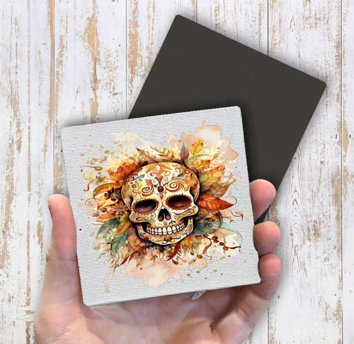 Day of the Dead Sugar Skull Magnet Fridge