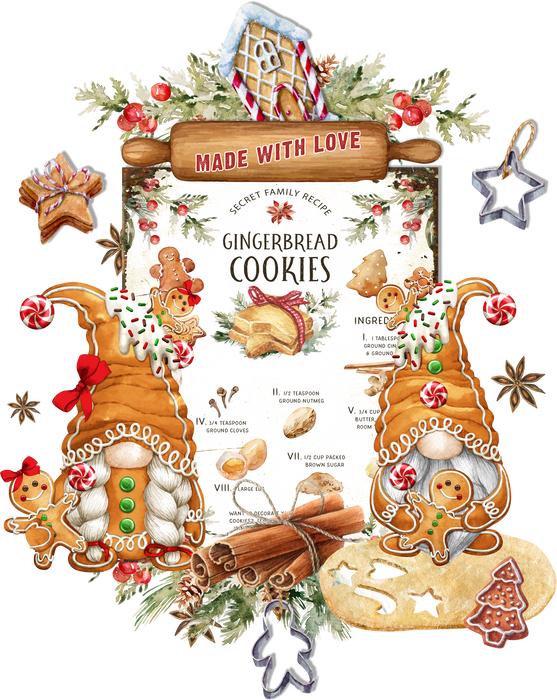 Christmas Gingerbread Recipe Gnomes
