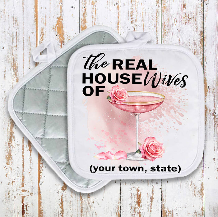 Martini The Real House Wifes of Pot Holder Oven Mitt