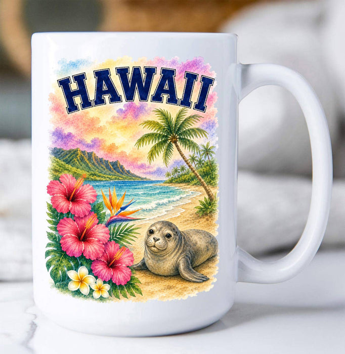 Hawaii State Bird and Animal Coffee Mug