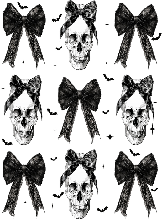 Halloween Skeltons and Bows