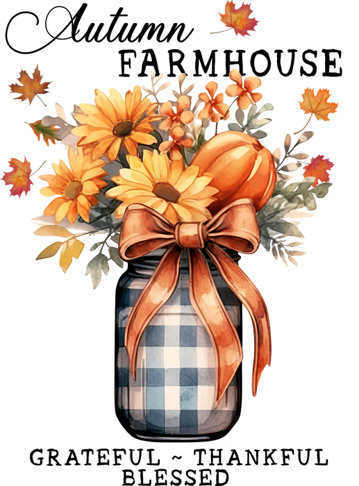 Autumn Farmhouse Grateful Bless