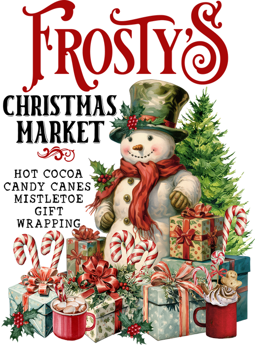 Frosty's Christmas Market Snowman