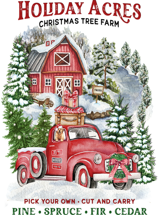 Christmas Holiday Acres Tree Farm