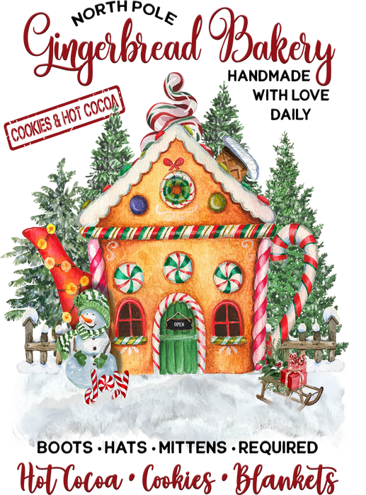 Christmas Gingerbread  House Bakery
