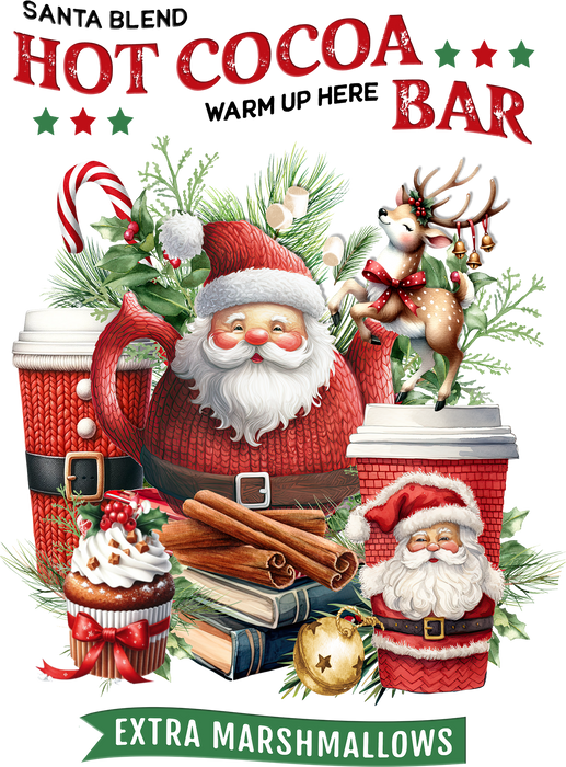 Christmas Santa Hot Cocoa Bart