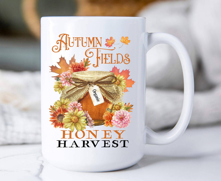 Autumn Fall Fields Honey Harvest Coffee Mug