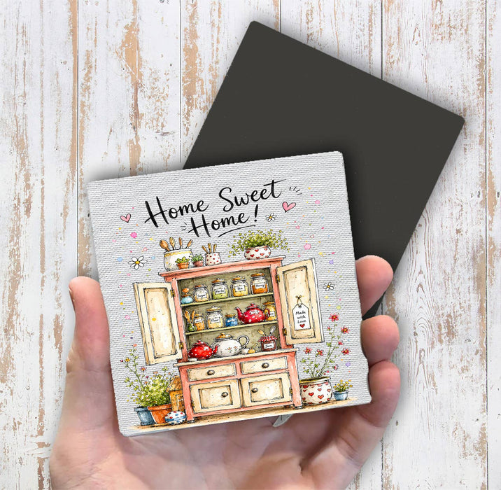 Country Cabinet Home Sweet Home Magnet Fridge