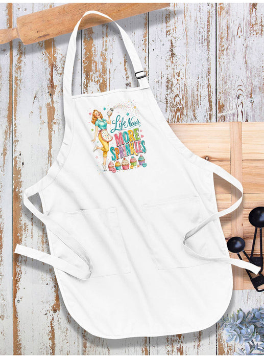 Funny Life Needs More Sprinkles Apron