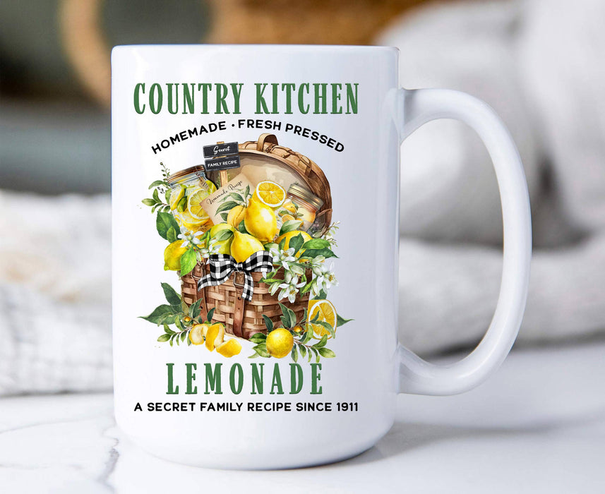 Country Farmhouse Kitchen Lemonade Coffee Mug
