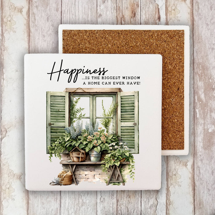 Happens is the Biggest Window Stone Coaster