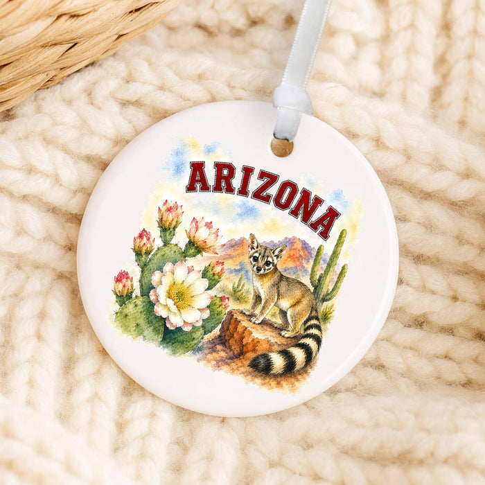 Arizona State Bird and Animal Ornament