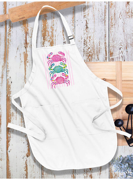 Coastal Crabs Pastel Apron