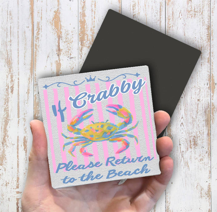 If Crabby return to the Beach Magnet Fridge