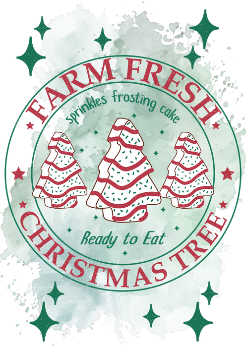Christmas Farm Fresh Tree Cakes
