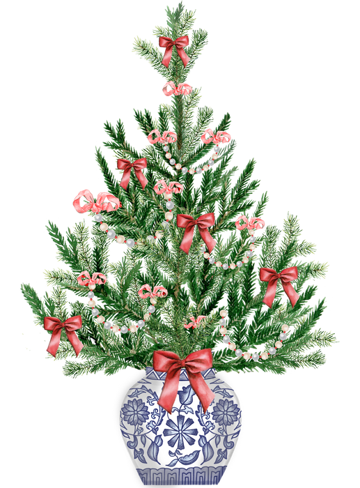 Chinoiserie Christmas Tree
