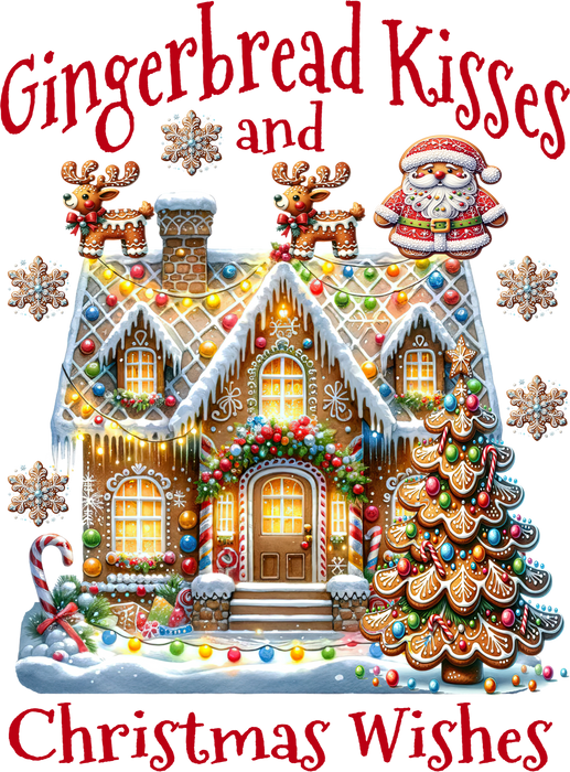 Christmas Gingerbread Kisses House