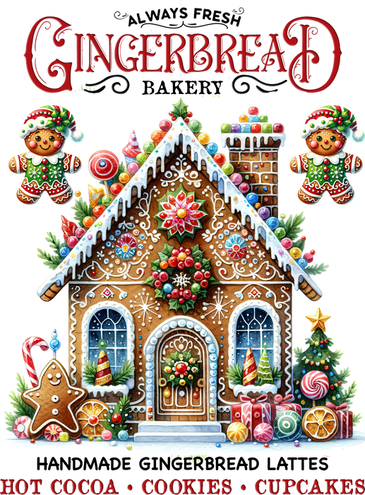 Christmas Gingerbread Bakery House