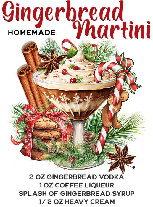 Christmas Gingerbread Martini