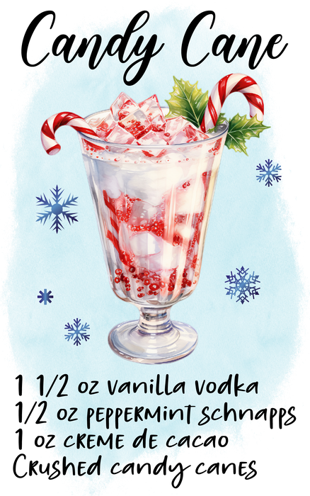 Christmas Cocktail Candy Cane Recipe