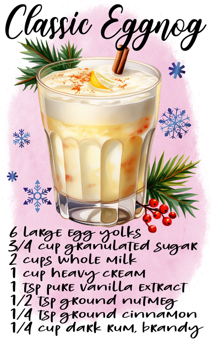 Christmas Cocktail Classic Eggnog Recipe