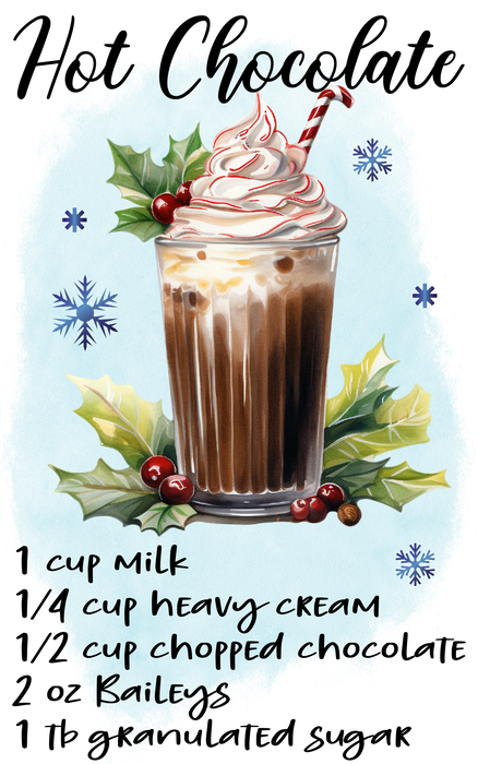 Christmas Cocktail Hot Chocolate Recipe