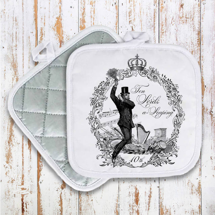 Ten Lords a Leaping Christmas, Pot Holder Oven Mitts