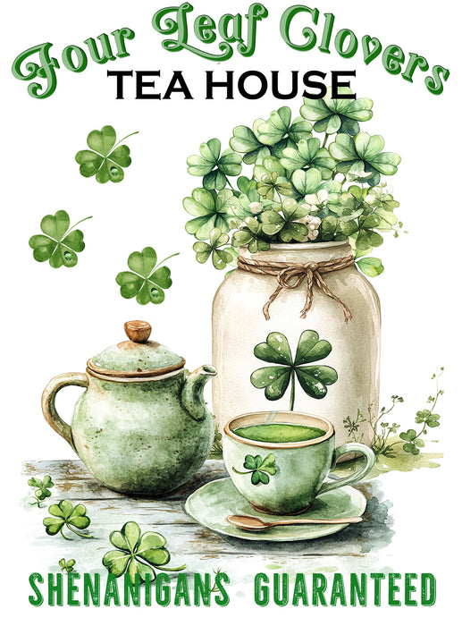 St. Patrick's Day Four leave Clover Tea House