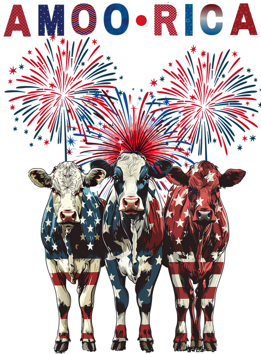 Patriotic Cow Amoo-rica