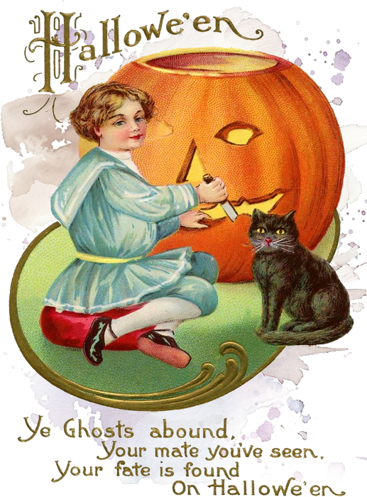 Vintage Halloween Pumpkin