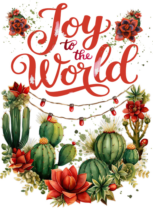 Joy to the Work Cactus