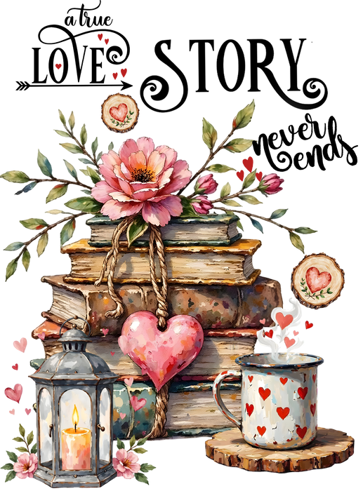 Love Story Never Ends Heart